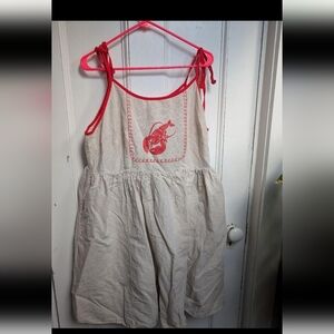 Tuesday of California Lobster Spaghetti Strap Dress